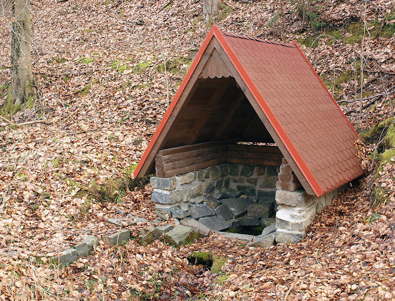studánka U Lukovska (1045) - březen 2009
