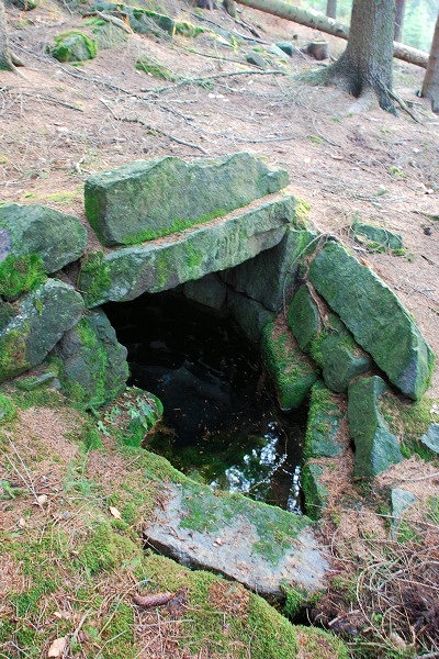 Studánka pod Liščí horou (1091) - březen 2009