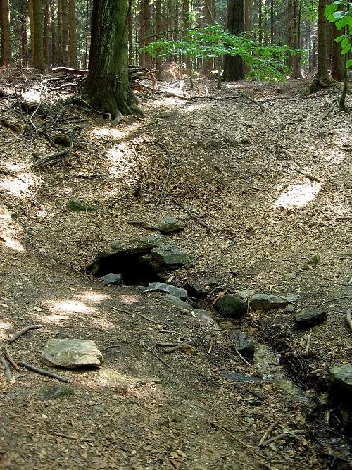 pramen Stříbrná studánka (231) - březen 2008