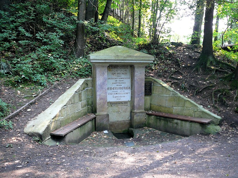 studánka Eduardův pramen (637) - říjen 2008
