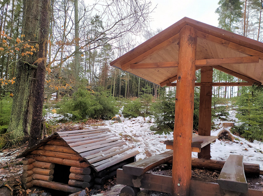 studánka Pod Radyní (700) - leden 2021