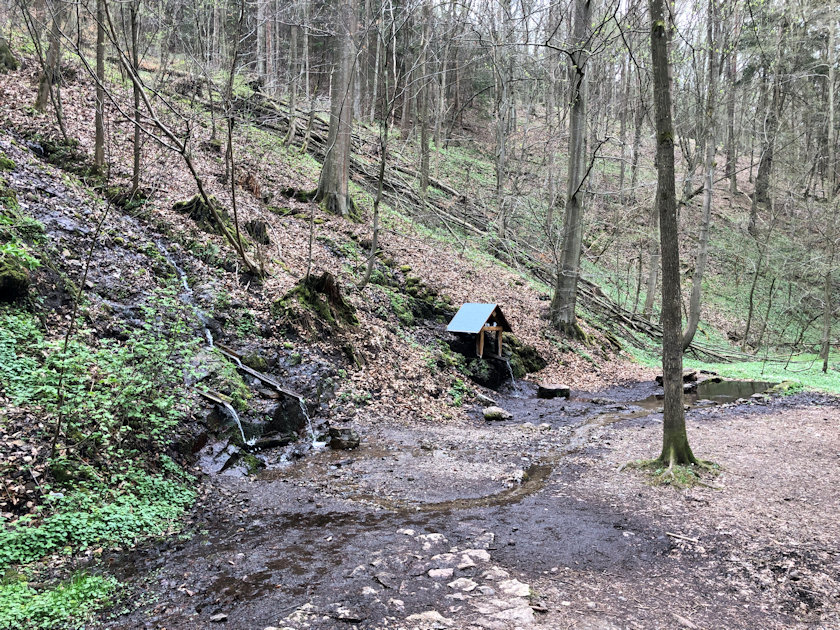 studánka Tři prameny (782) - duben 2022