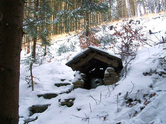 studánka Pod Čuplem (955) - únor 2009