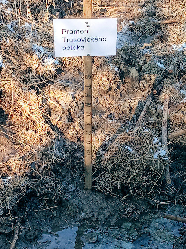 pramen Trusovický potok (14257) - únor 2022