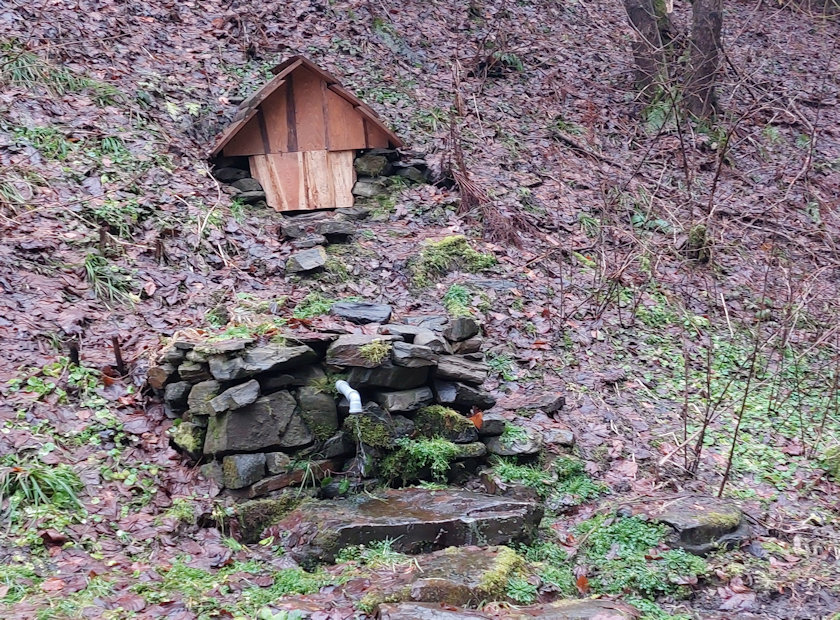 studánka Pod Loukovou horou (14636) - leden 2023
