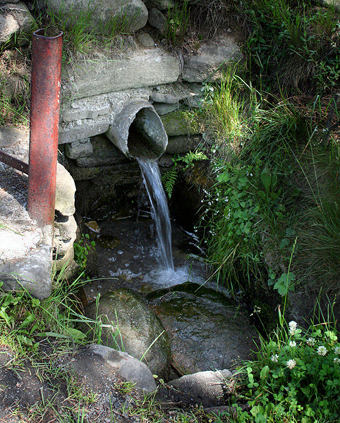 studánka Na rozcestí (1562) - červenec 2009