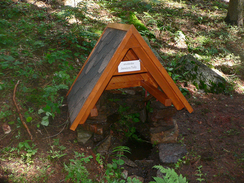 Studánka Jaroslava Tušly (1617) - červenec 2009