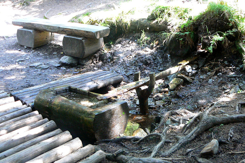 studánka Pod Růžohorkami (2148) - říjen 2009