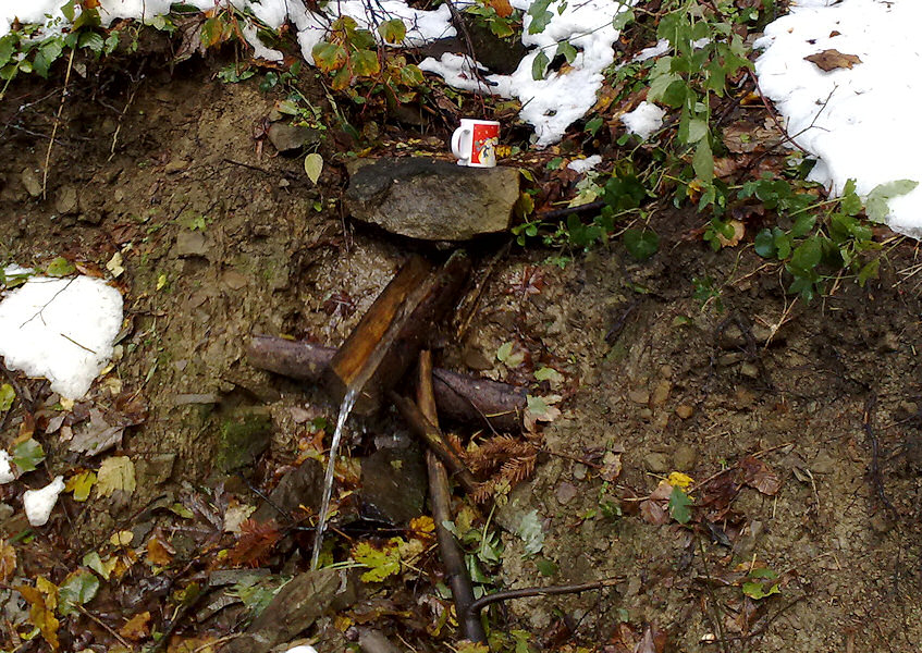 studánka Za zbrojovkou (2291) - listopad 2009