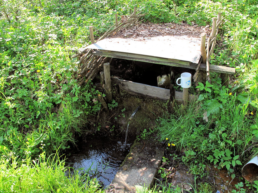 studánka Žlábek (2418) - prosinec 2009
