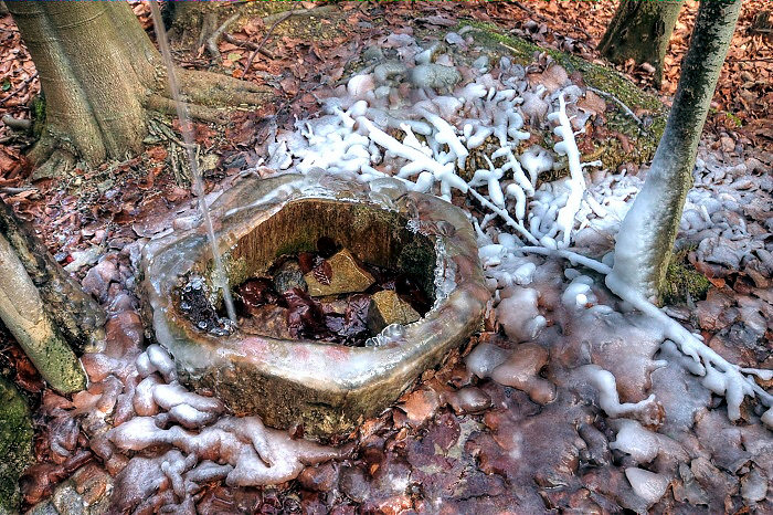 studánka Krvavý pramen (2691) - únor 2010