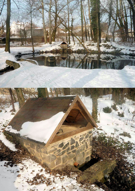 studánka U školní studny (2699) - únor 2010