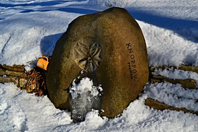 studánka Pramen Tomáše Knoppa (3453) - leden 2019