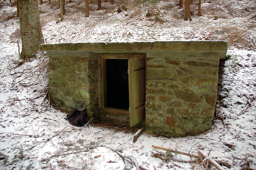 studánka V Bousínském žlebu (4387) - únor 2011