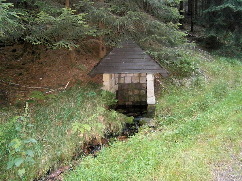 studánka pramen Jeleního potoka (4896) - srpen 2011
