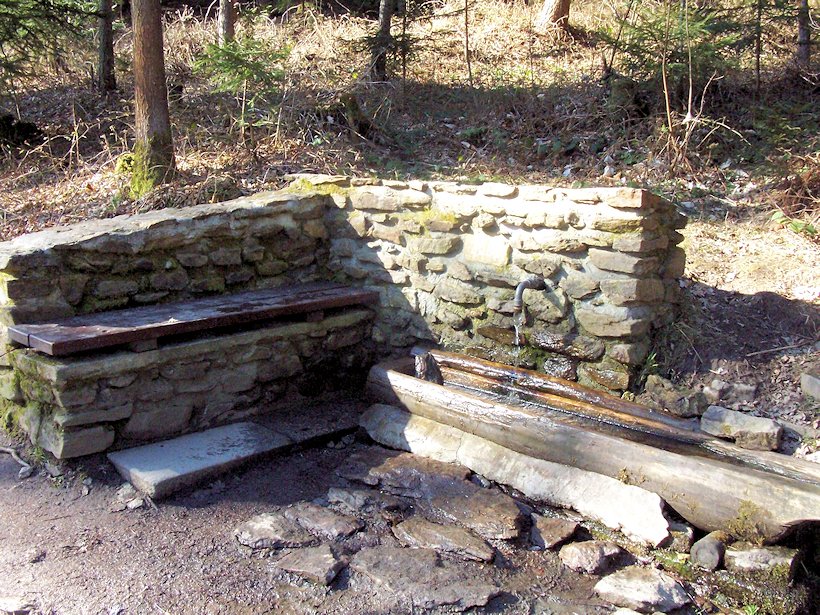 studánka Pod Svatoborem (8021) - únor 2014
